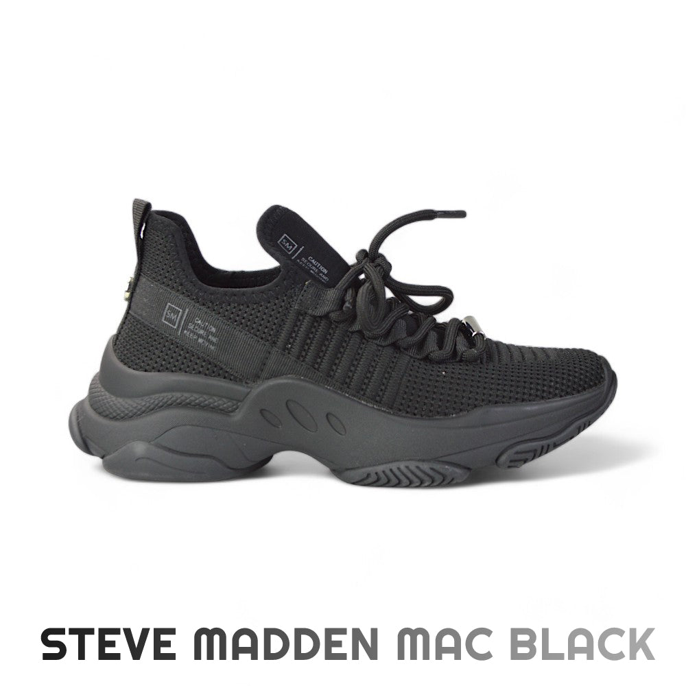 Steve Madden Damern Sneaker MAC Schwarz