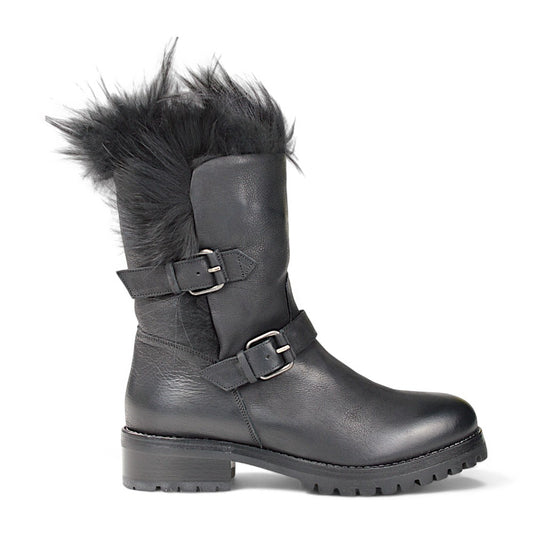 Sartore Cairo Nero Damen Stiefel, Schwarz,