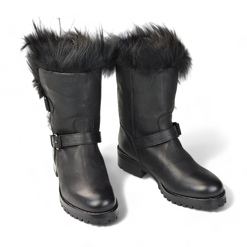 Sartore Cairo Nero Damen Stiefel, Schwarz,