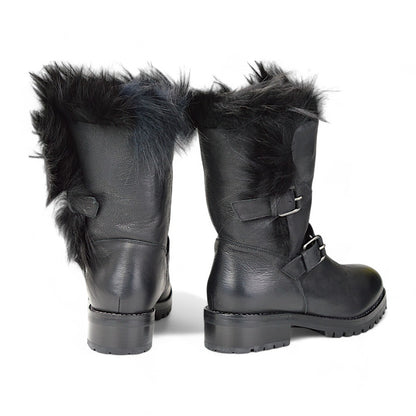 Sartore Cairo Nero Damen Stiefel, Schwarz,