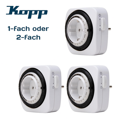 Kopp Kompakt Tages-Zeitschaltuhr mechanisch