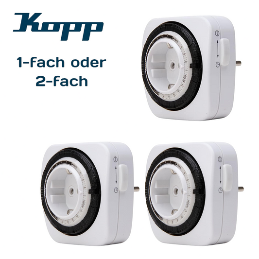 Kopp Kompakt Tages-Zeitschaltuhr mechanisch