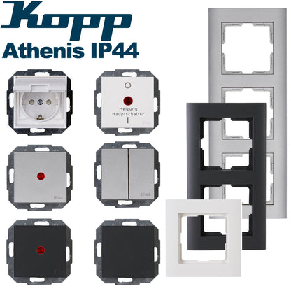 Kopp Schalterprogramm Athenis IP44,