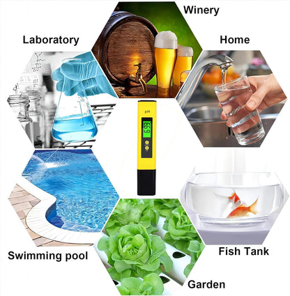 BOLWINS L41C Digitales pH Messgerät Wasserqualität Tester LCD Aquarium Pool