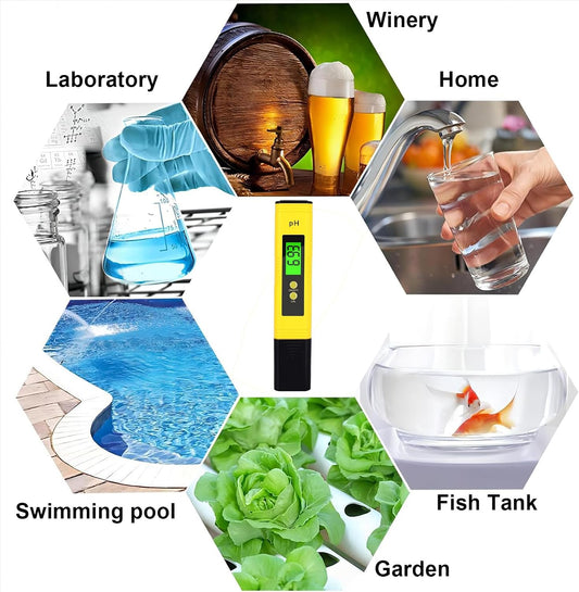 BOLWINS L41C Digitales pH Messgerät Wasserqualität Tester LCD Aquarium Pool
