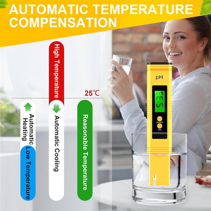 BOLWINS L41C Digitales pH Messgerät Wasserqualität Tester LCD Aquarium Pool