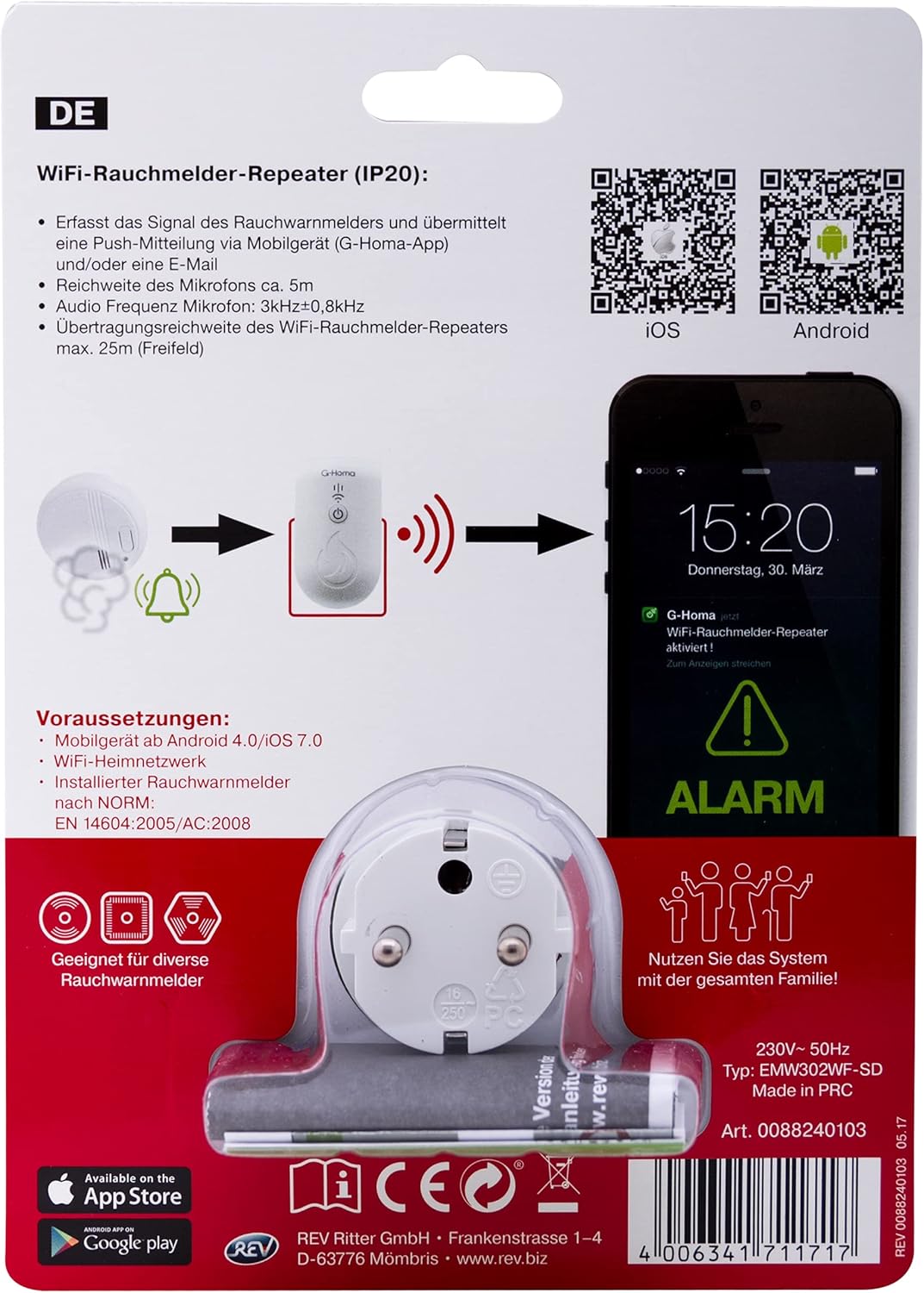 Rev Ritter WiFi Rauchmelder-Repeater