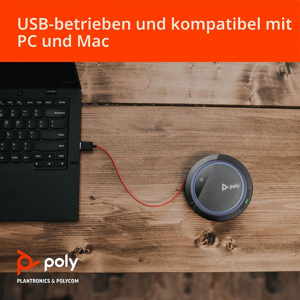 Plantronics Calisto 3200 USB Konferenzlautsprecher Speakerphone