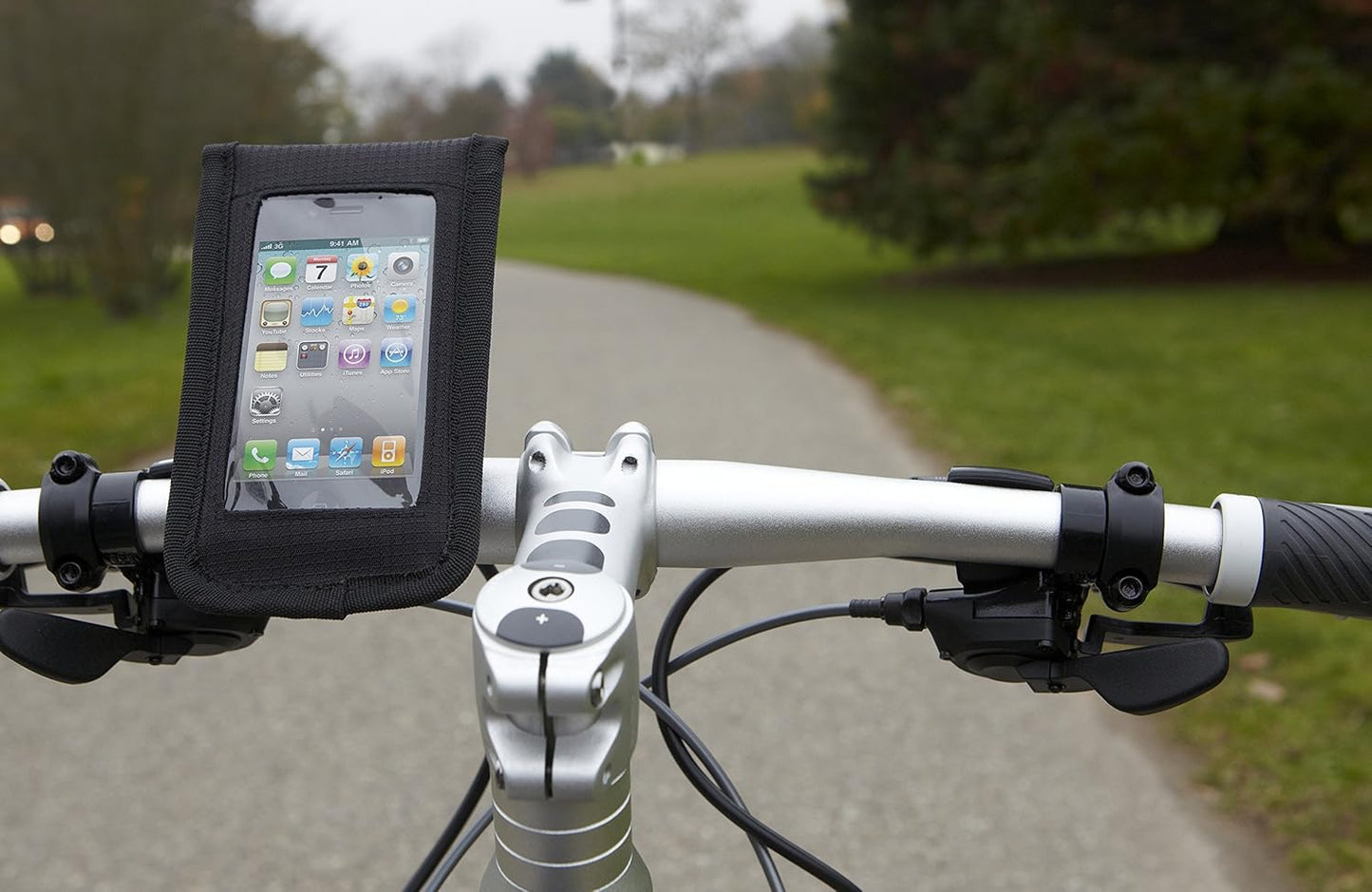 Fischer Smartphonetasche mit Lenkerbefestigung