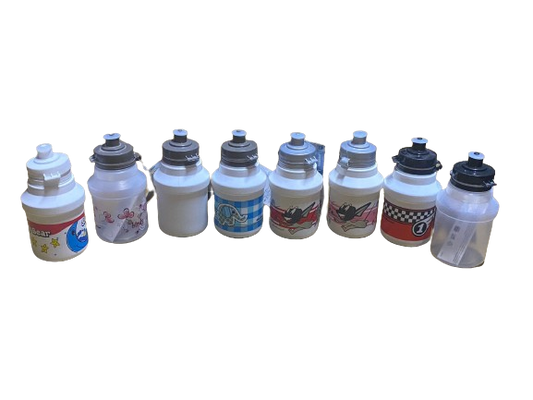 Fischer 0,3l Trinkflasche inkl. Halter (farblich sortiert)