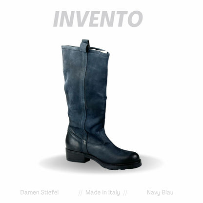 Invento Italy Damen Stiefel Navy Blau Gr:38 EU