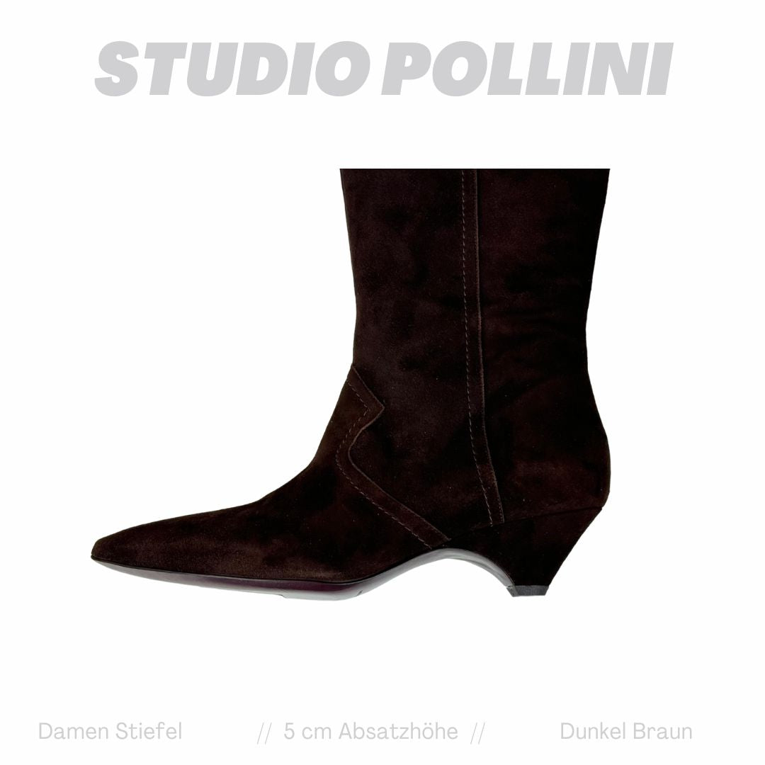 Studio Pollini Damen Stiefel Braun Gr.38 Eu