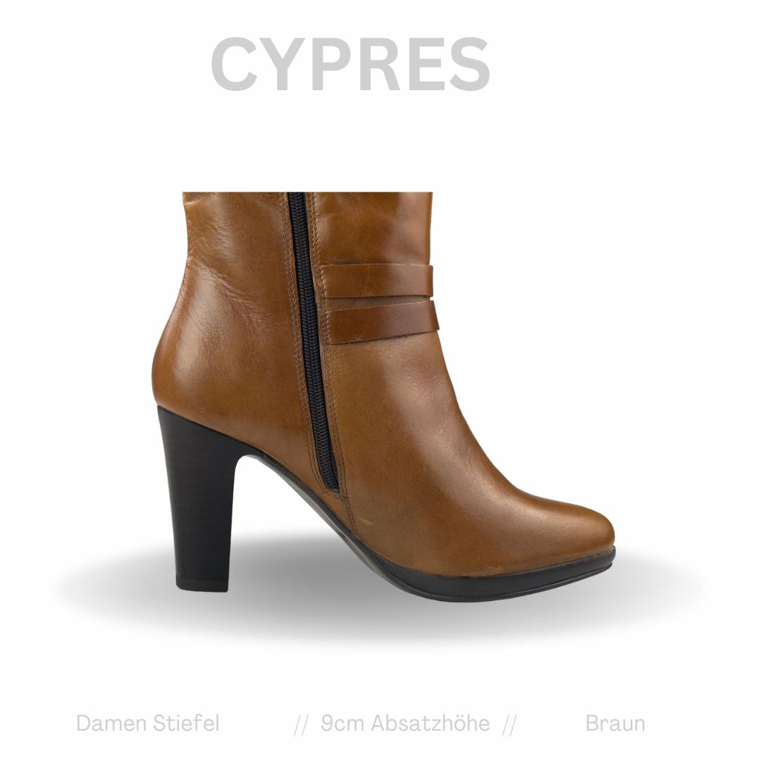 Cypres Damen Stiefel Braun