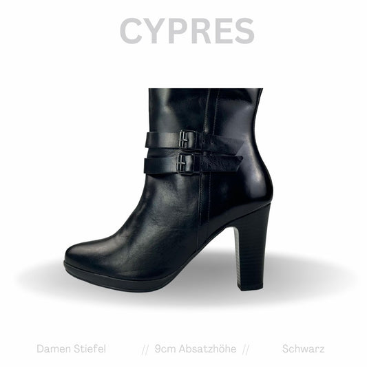 Cypres Damen Stiefel Schwarz