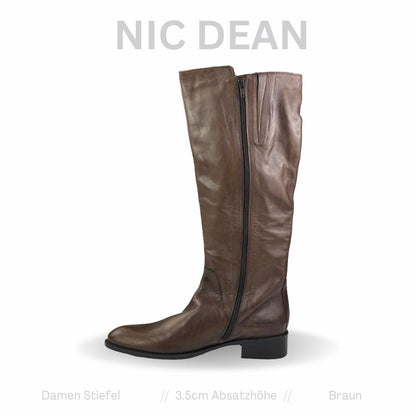 Nic Dean Italy Damen Stiefel Braun