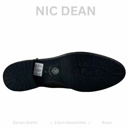 Nic Dean Italy Damen Stiefel Braun