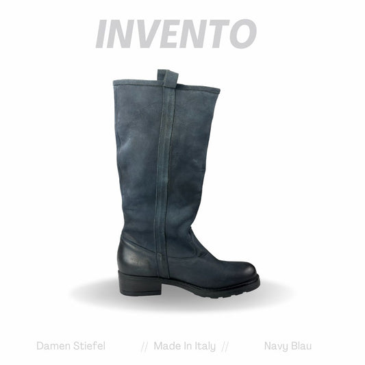 Invento Italy Damen Stiefel Navy Blau Gr:38 EU