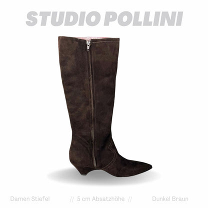 Studio Pollini Damen Stiefel Braun Gr.38 Eu