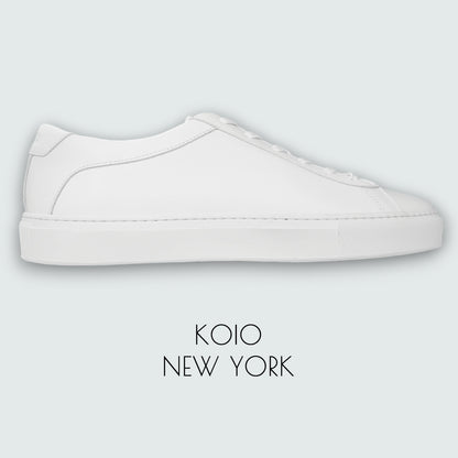 KOIO Herren Sneaker Capri Triple White