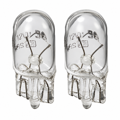 Philips W5W Vision 12V 5W Autolampe Glassockel 12961B2, 2 Stück