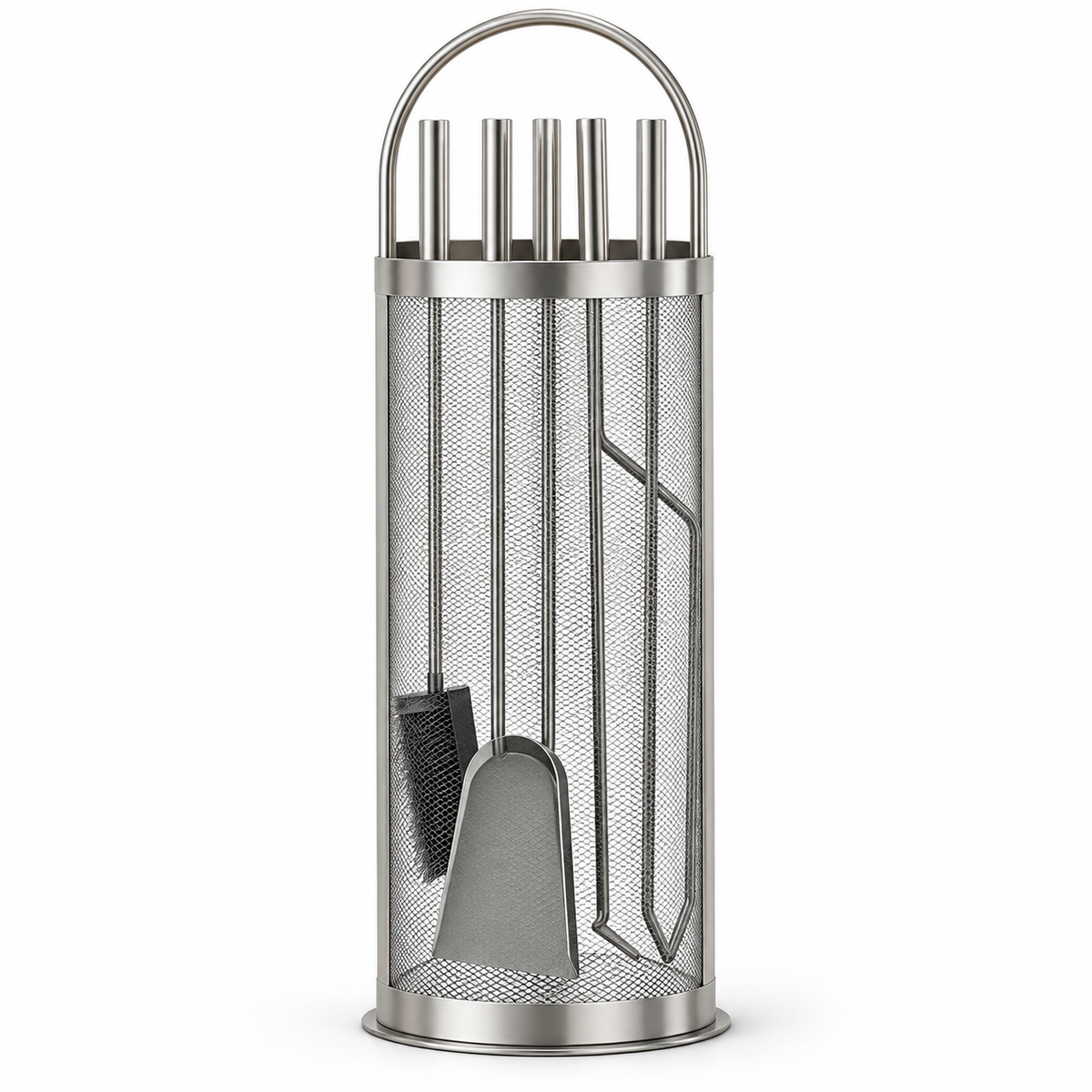 ®Livarno Kaminbesteck Kamingarnitur Kaminzubehör Kaminset 5-teilig Stahl