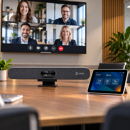 Poly Studio X30 4K Videokonferenzsystem mit Touch Monitor