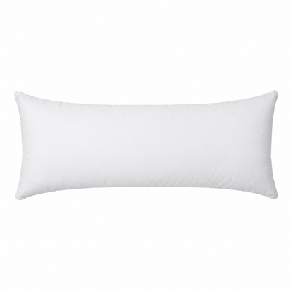 URBANARA Auerbach Federkissen 30x80 cm 80% Entenfedern & 20% Gänsefedern Weiß