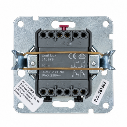 OBI Serienschalter Weiß Unterputz 10A 250V Art.-Nr. 310979