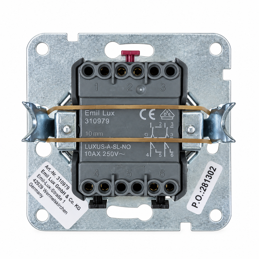 OBI Serienschalter Weiß Unterputz 10A 250V Art.-Nr. 310979
