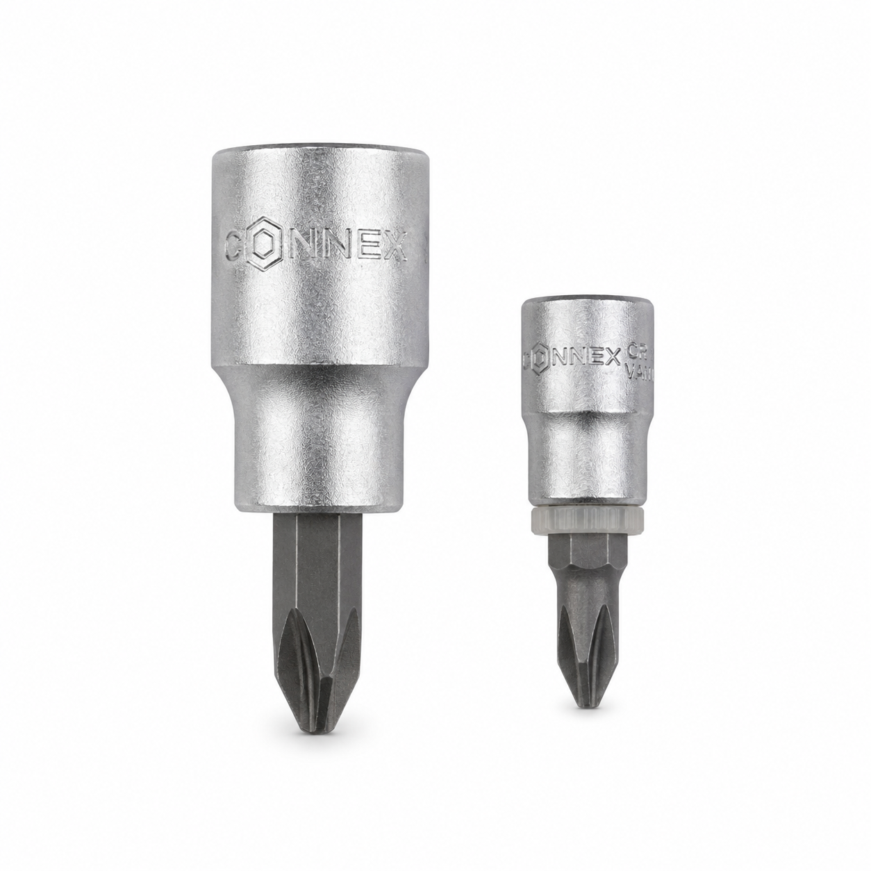 Connex PH Kreuzschlitz-Bit-Steckschlüssel 1/4" / 1/2" PH1–PH3 Stecknuss Bit-Einsatz Chrom-Vanadium