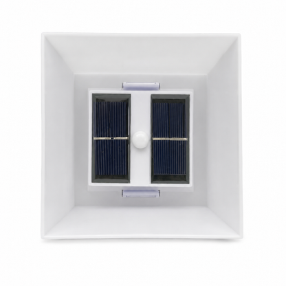 Livarno Lux LED-Solarleuchte Z32102A IP44 mit Flammeneffekt Weiß