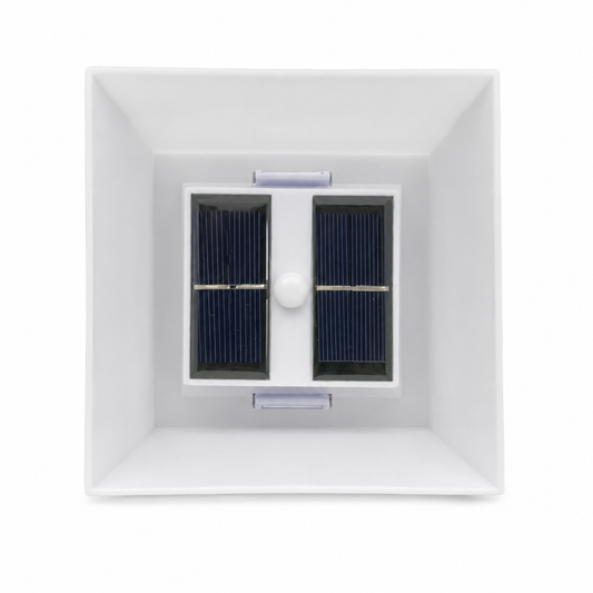 Livarno Lux LED-Solarleuchte Z32102A IP44 mit Flammeneffekt Weiß