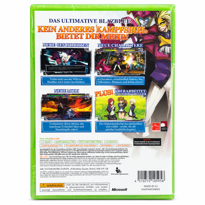 BlazBlue Continuum Shift Extend Xbox 360 Spiel Neu OVP PAL