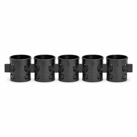 REV Unterputz-Schalterdose Ø 60 × 61 mm Schwarz IP20 Verbindungsdose 5 Stück