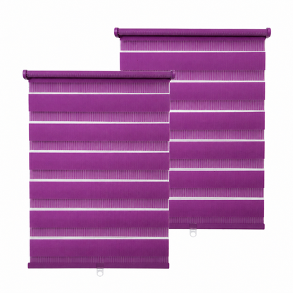Day & Night Gardine Doppelrollo Zebra Rollo Klemmfix Fensterrollo Sichtschutz