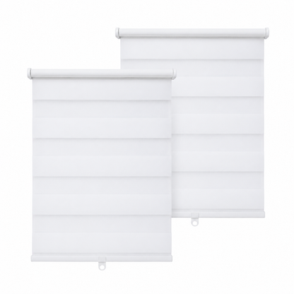Day & Night Gardine Doppelrollo Zebra Rollo Klemmfix Fensterrollo Sichtschutz