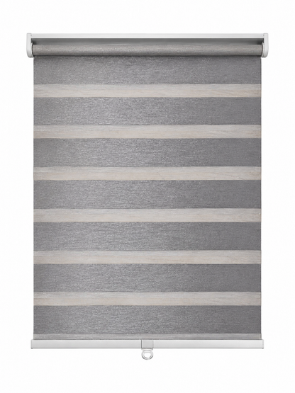 Day & Night Gardine Doppelrollo Zebra Rollo Klemmfix Fensterrollo Sichtschutz