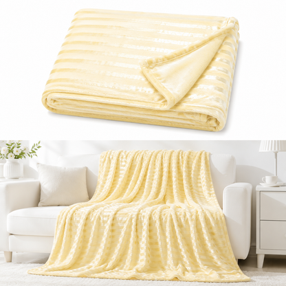 Mikronesse Cashma Plüsch Shiny Decke 170 x 220 cm Kuscheldecke Farbwahl