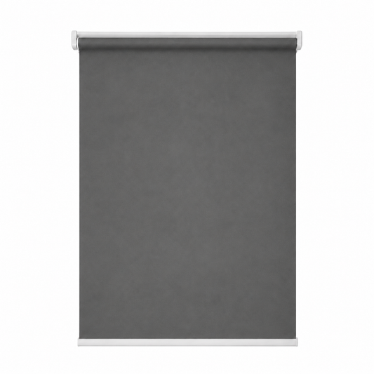 Clever Fix Rollo Verdunkelungsrollo Anthrazit Fensterrollo blickdicht Größen wählbar