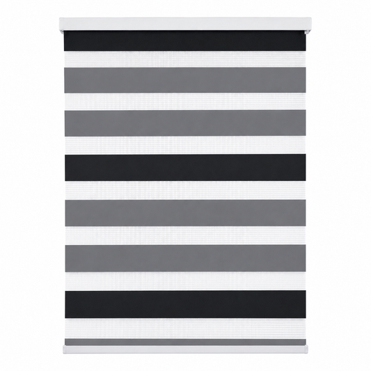 CleverFix Dav&Night Verdunklungsrollo 70 x 150 cm  Farbe Kreisel Sichtschutz & Sonnenschutz 2Stück