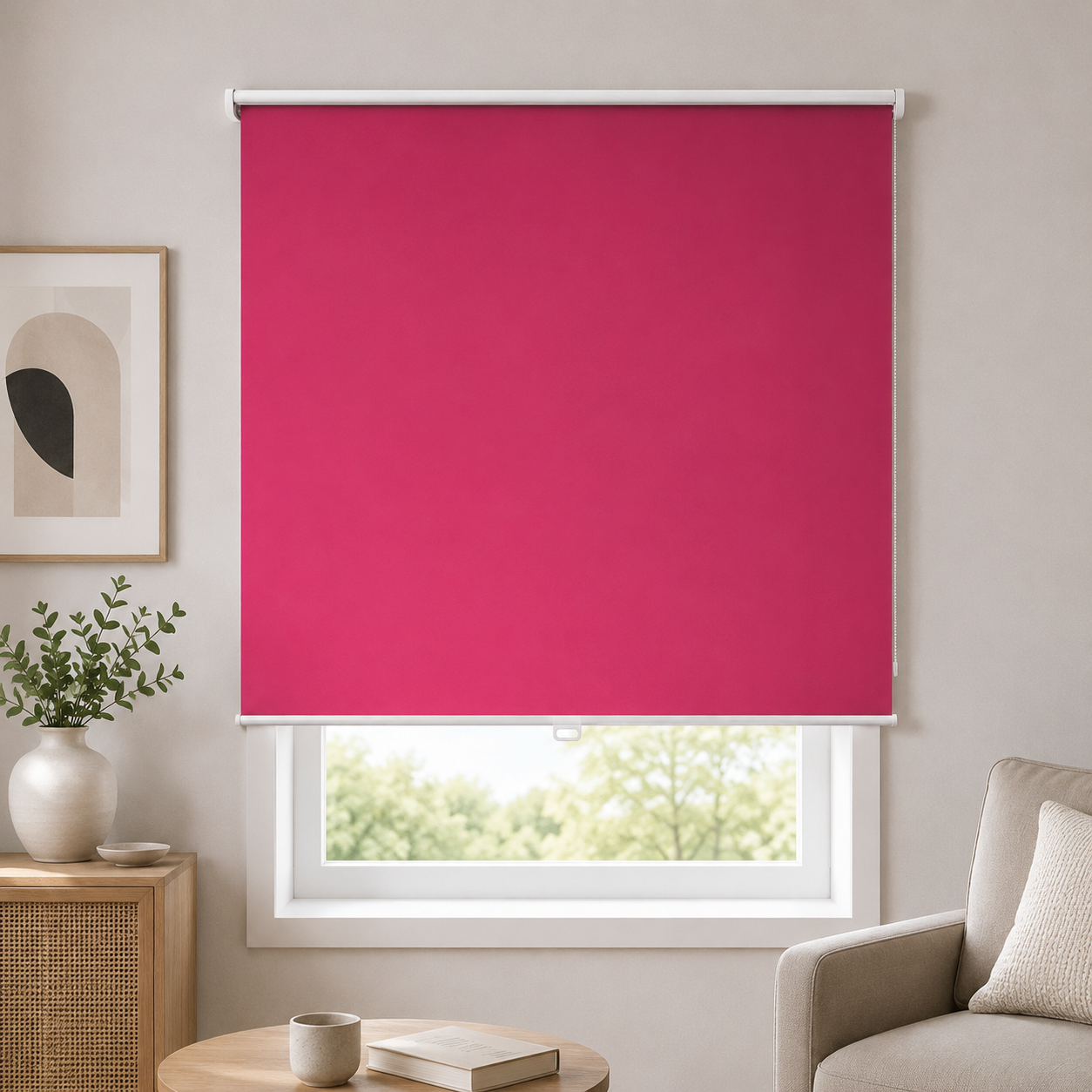 Clever Fix Verdunklungsrollo Beere Klemmfix Rollo Fensterrollo Sichtschutz