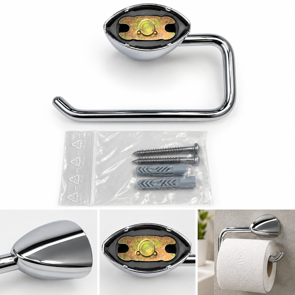 Constanca-Nova Papierhalter Reserverollenhalter Chrom S3705 010-2390