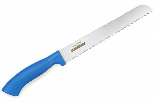 Domestic by Messer Topselection Brotmesser 33 cm Wellenschliff Blau