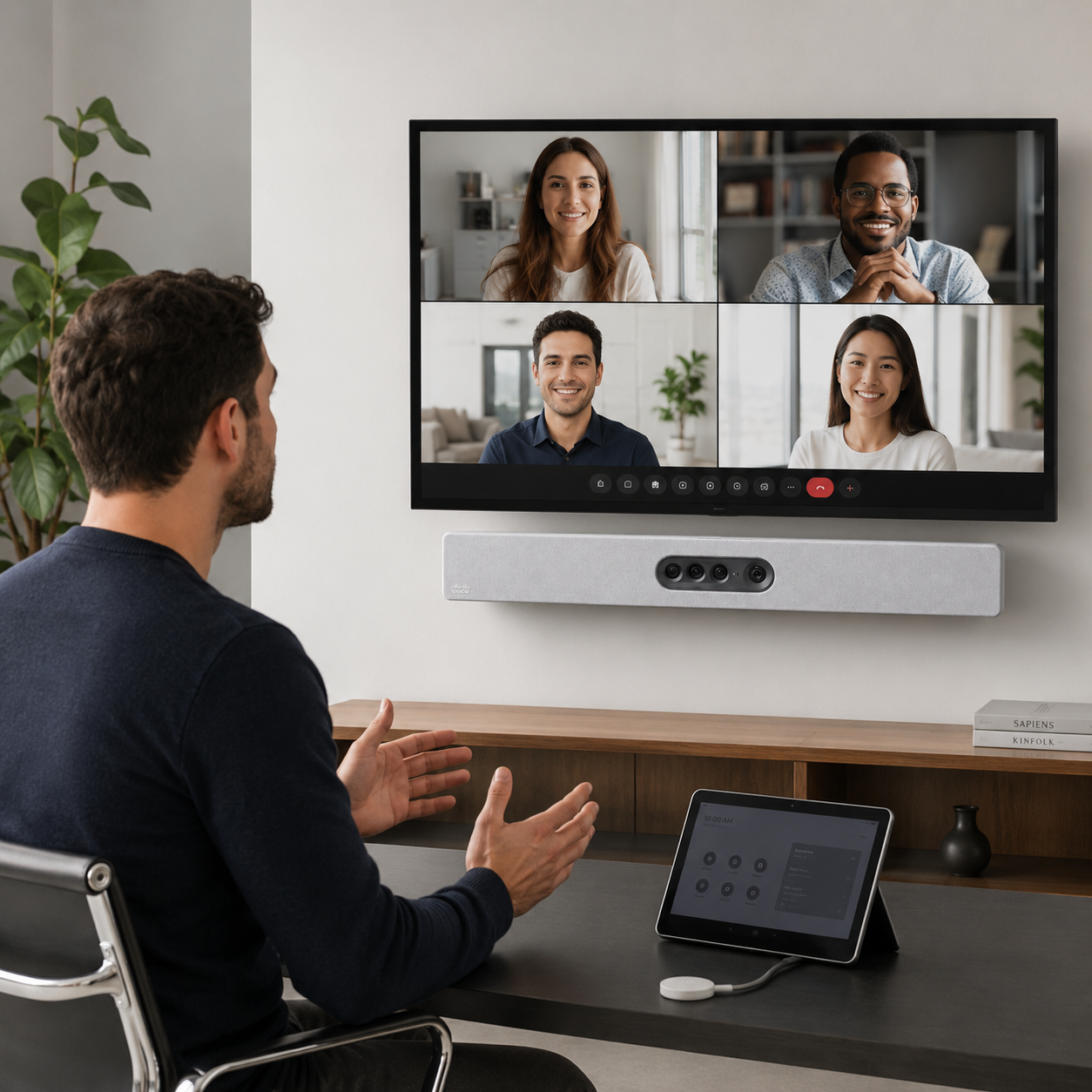 Cisco CS-QUADCAM Webex Quad Camera TTC8-10 Konferenzkamera mit Netzkabel