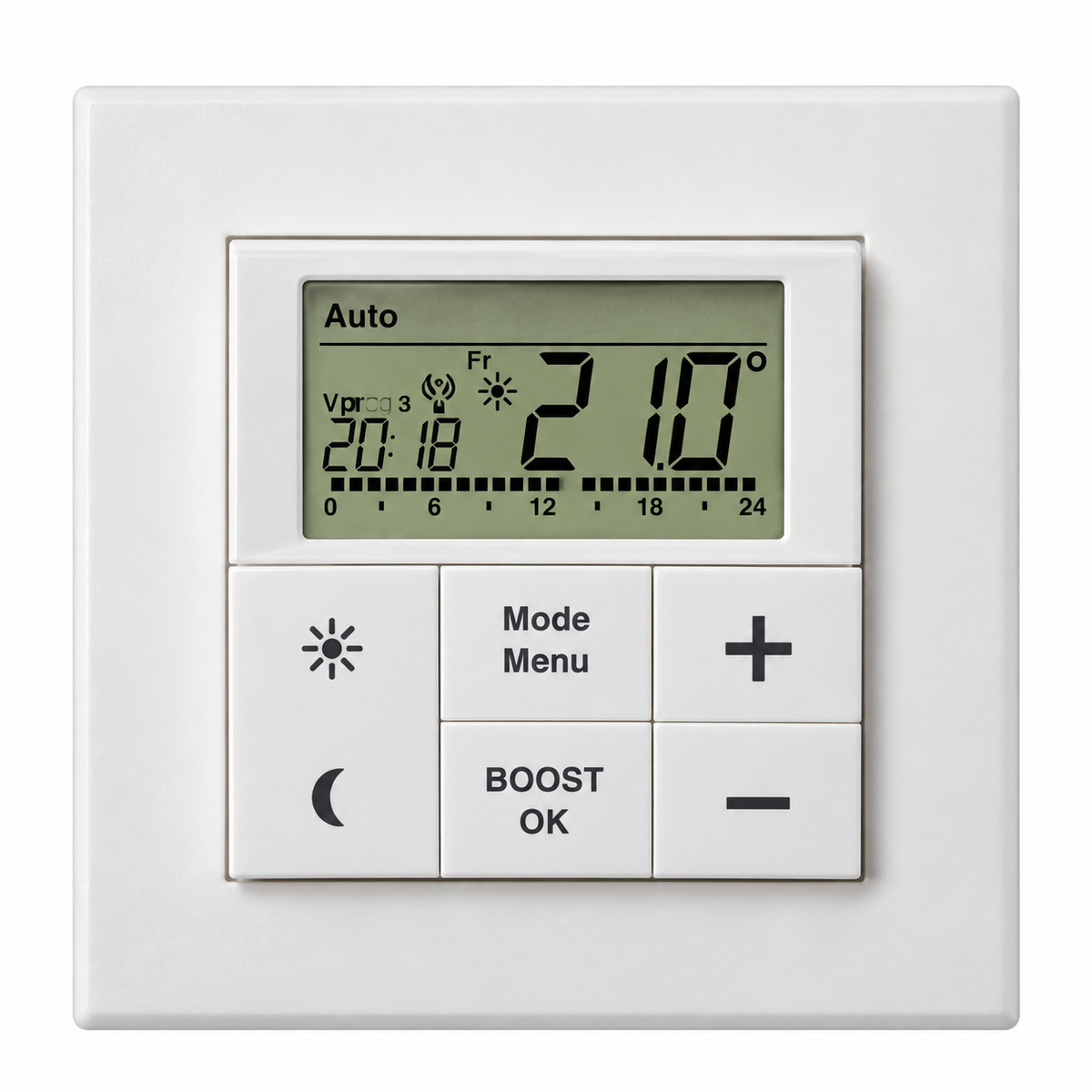 MAX! Wandthermostat+ Funk Heizungssteuerung LCD 868,3 MHz 131651