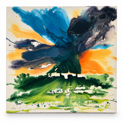 Abstrakte Gemälde Handgemalt 190 cm Wandbild Kunst verschiedene Motive