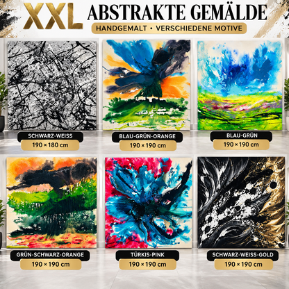 Abstrakte Gemälde Handgemalt 190 cm Wandbild Kunst verschiedene Motive