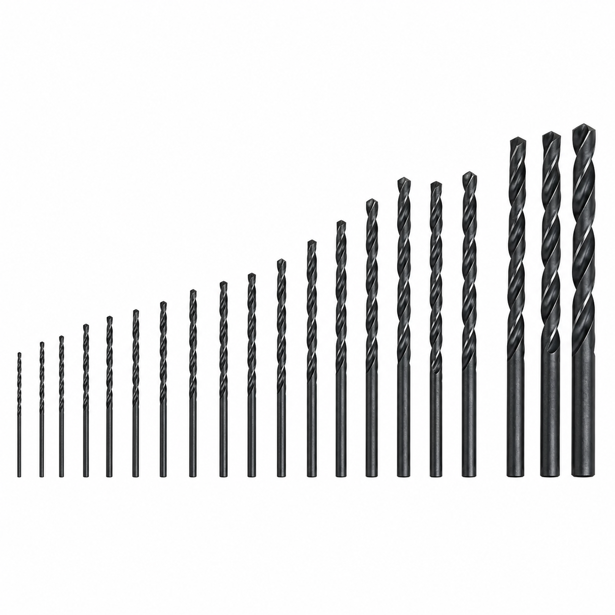 Connex HSS Metallbohrer rollgewalzt Ø 1,0–5,5 mm HSS Spiralbohrer DIN 338 Bohrer Metall