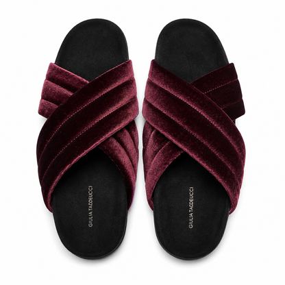 Giulia Taddeucci Damen Lammfell-Slipper