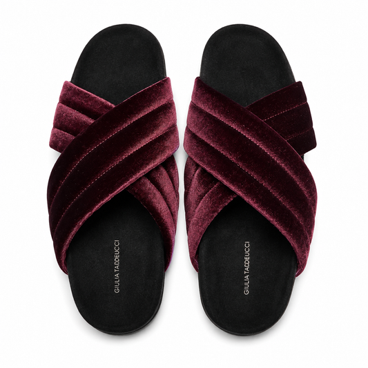 Giulia Taddeucci Damen Lammfell-Slipper
